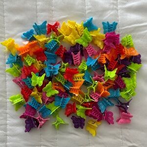 Colorful Butterfly Hair Clips